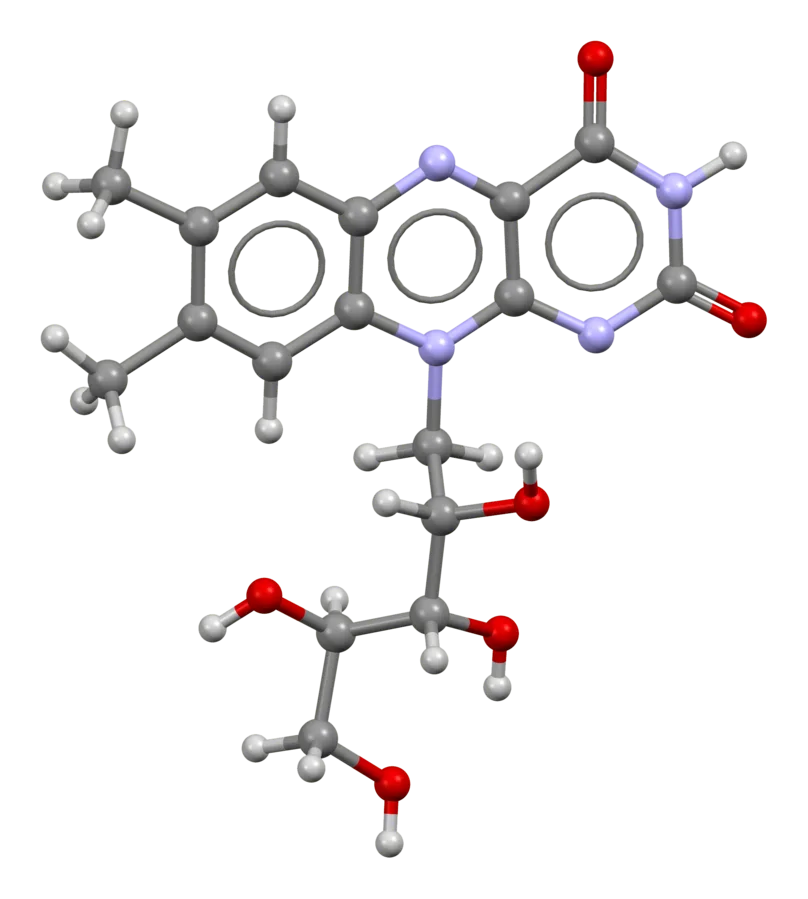 Riboflavin molecule Deficiency Symptoms of Vitamin B